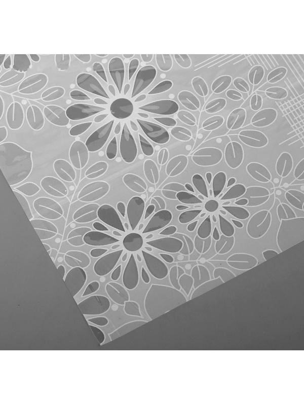 Скатерть без основы многоразовая «Ажурная», 132×220 см, цвет МИКС