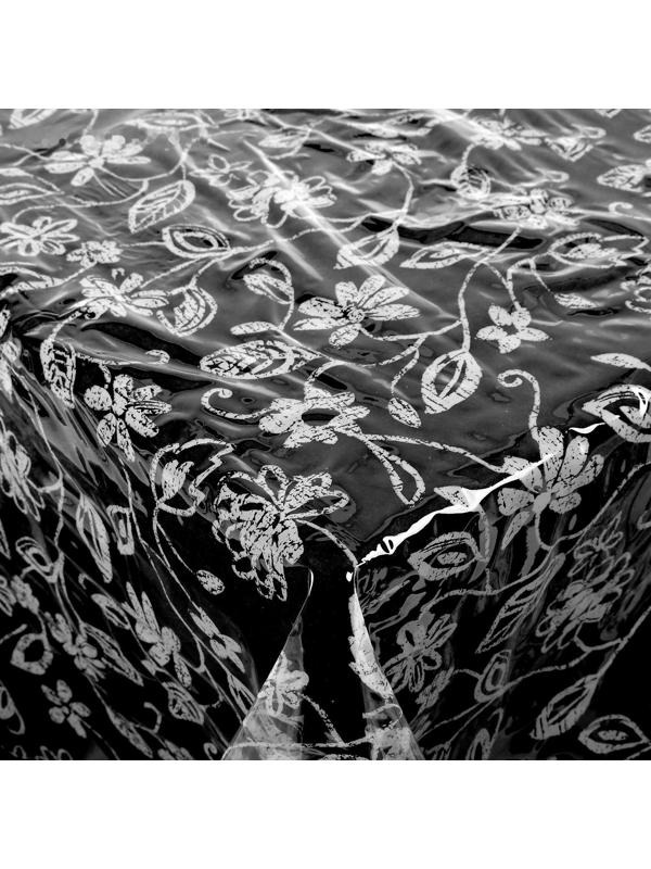 Скатерть без основы многоразовая «Ажурная», 132×220 см, цвет МИКС