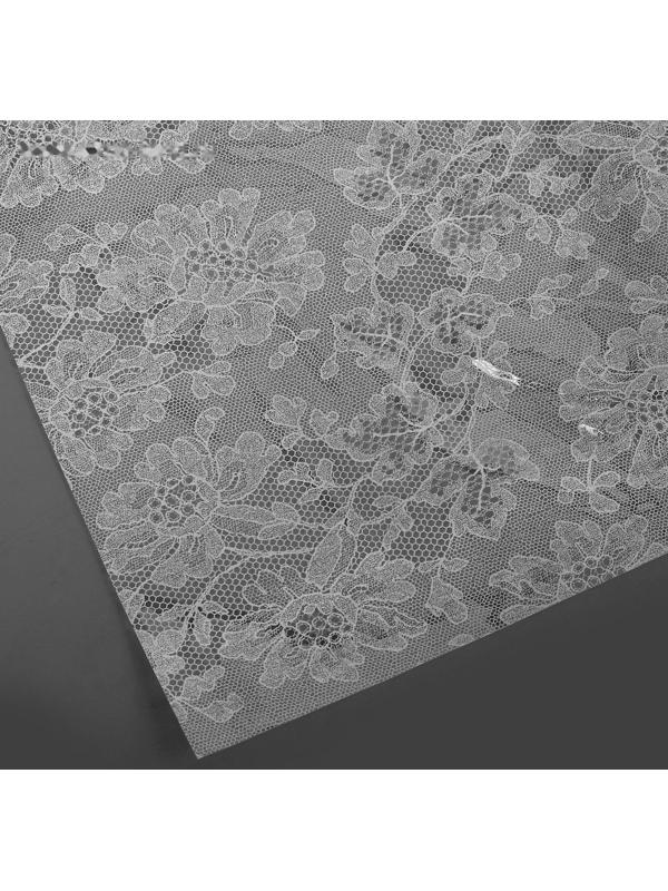 Скатерть без основы многоразовая «Ажурная», 132×220 см, цвет МИКС