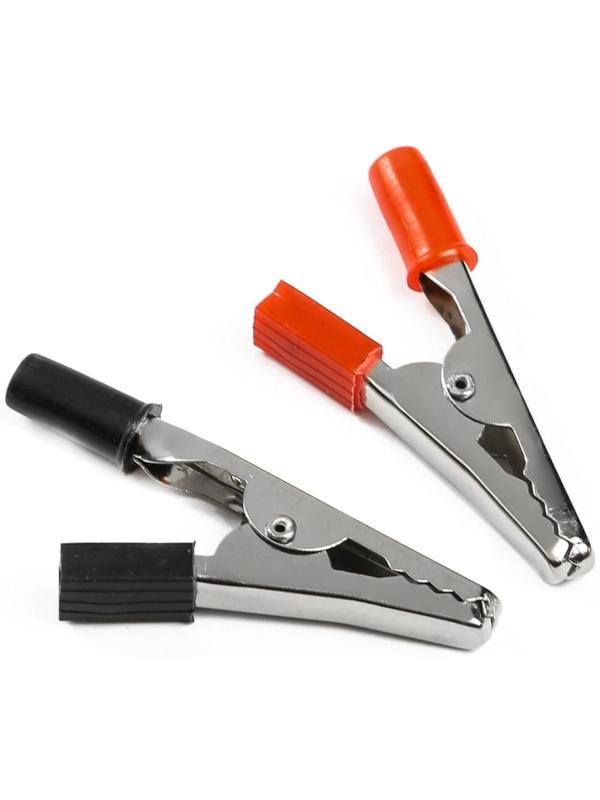 Зажимы-крокодилы для пусковых проводов, 30 А, 50 мм, набор 2 шт