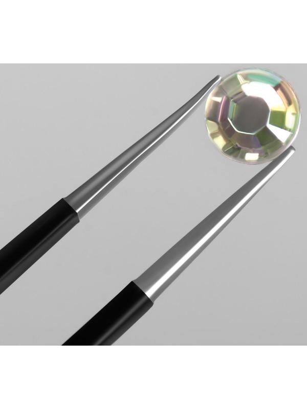 Стразы для декора, 1,5/2/2,5/3 мм, цвет серебристая голография