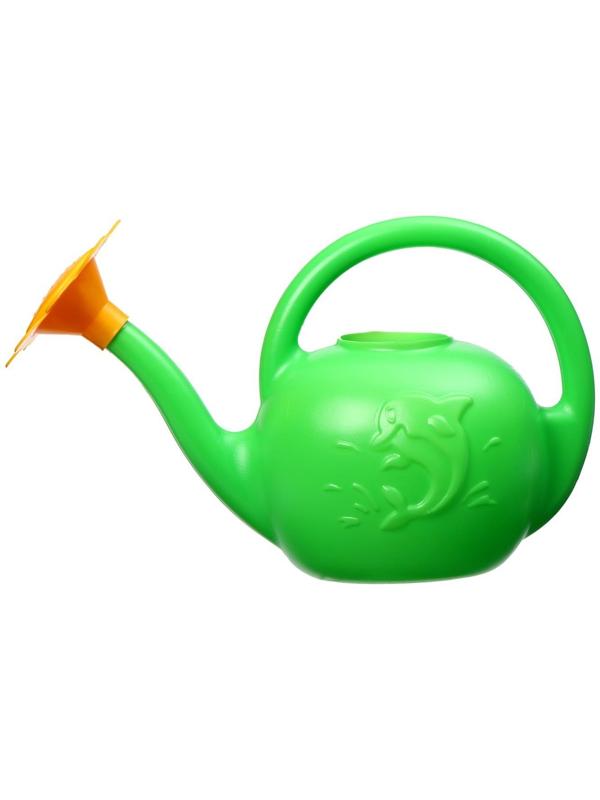 Лейка, 1.5 л, с рассеивателем, цвет МИКС, «Ромашка»