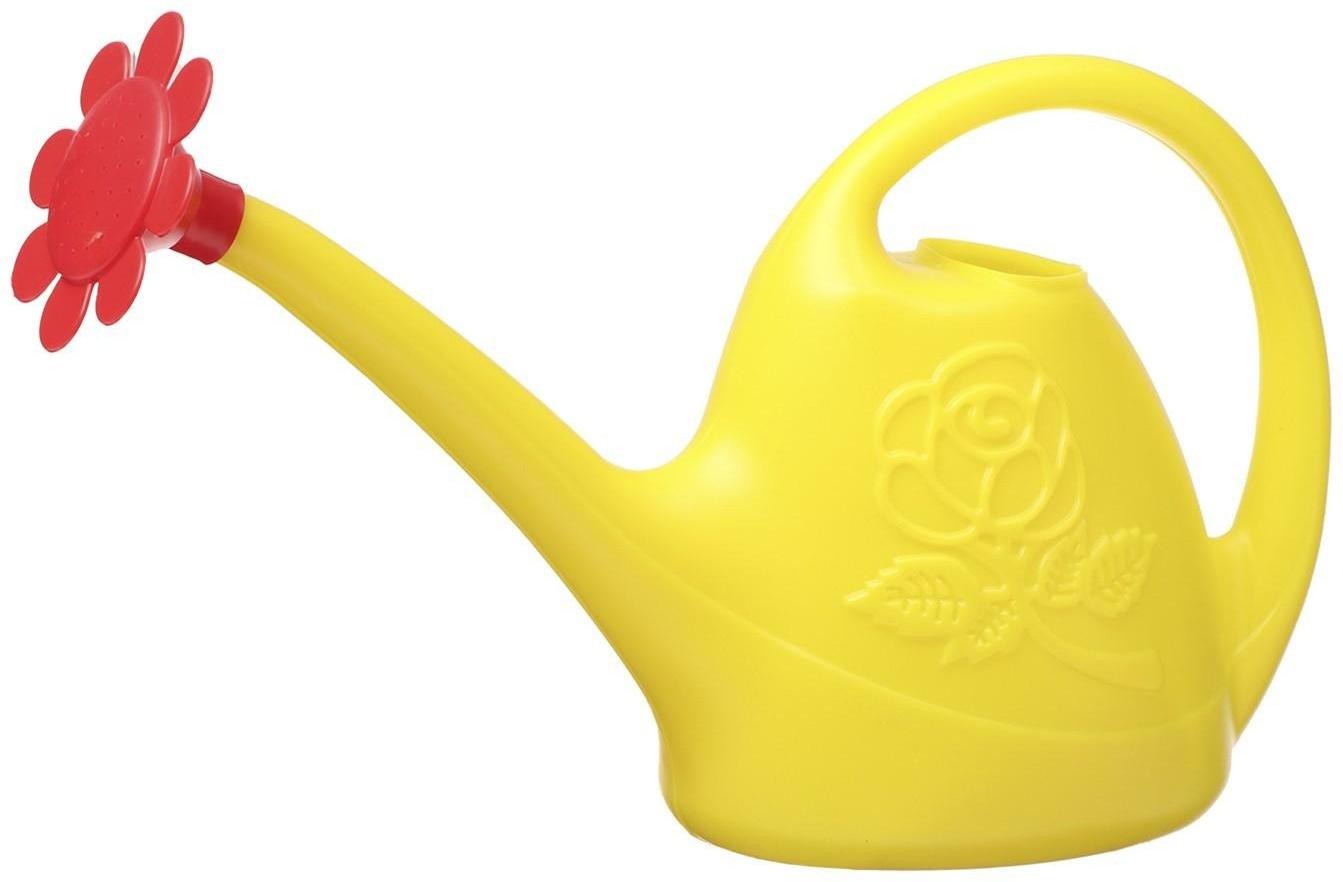 Лейка, 2.5 л, с рассеивателем, цвет МИКС