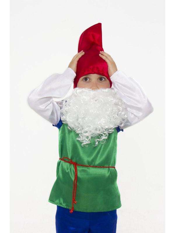 Карнавальный костюм «Гном», текстиль, размер 28, рост 110 см