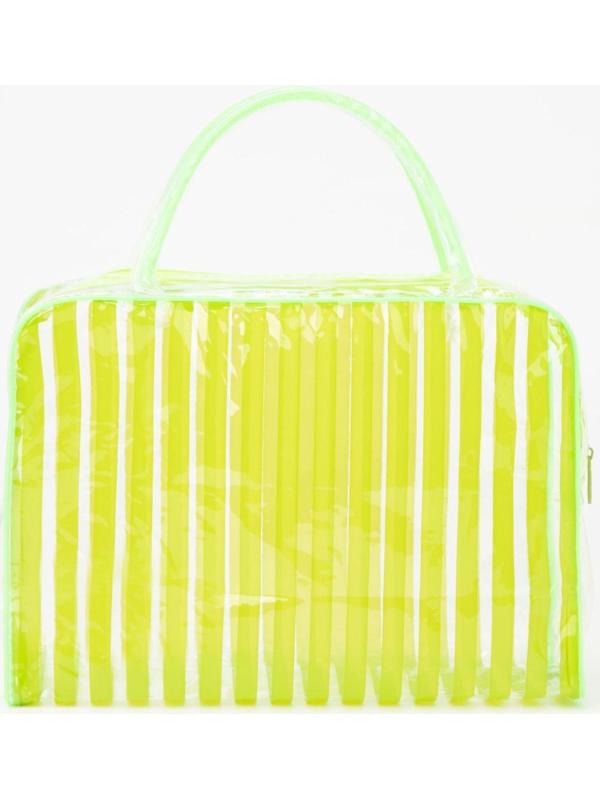 Косметичка на молнии, цвет зелёный