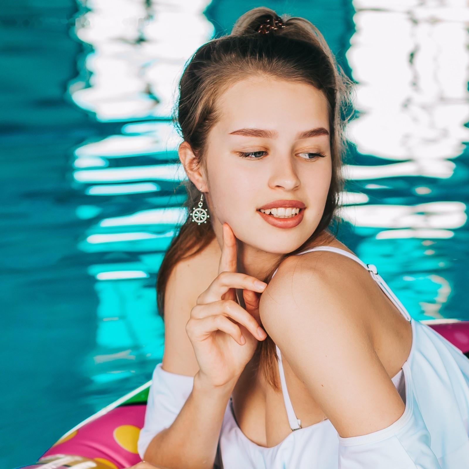 Серьги металл 