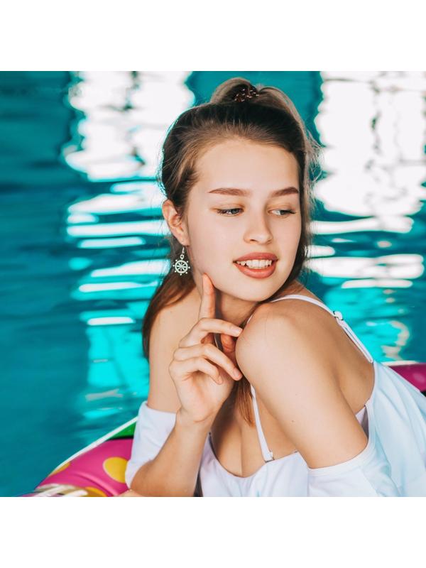 Серьги металл 