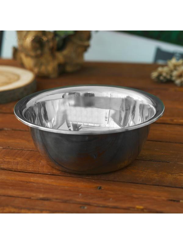 Миска походная «Следопыт», d=19 см, нержавеющая сталь, 1500 мл