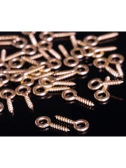 Держатель для кулона винтовой СМ-934, (набор 50шт) 1,2*0,5*0,1см, цвет меди