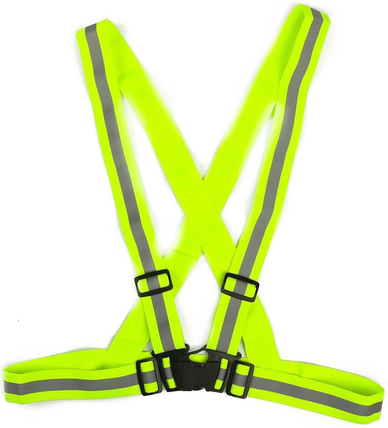 Сигнальный ременьAirline с наплечными лямками, светоотражающий, зелёный ARW-BS-08