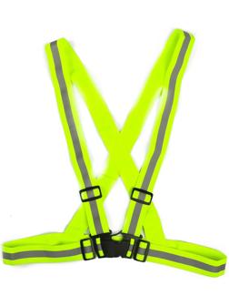 Сигнальный ременьAirline с наплечными лямками, светоотражающий, зелёный ARW-BS-08