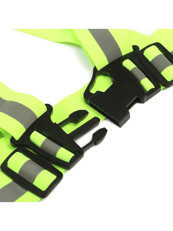 Сигнальный ременьAirline с наплечными лямками, светоотражающий, зелёный ARW-BS-08