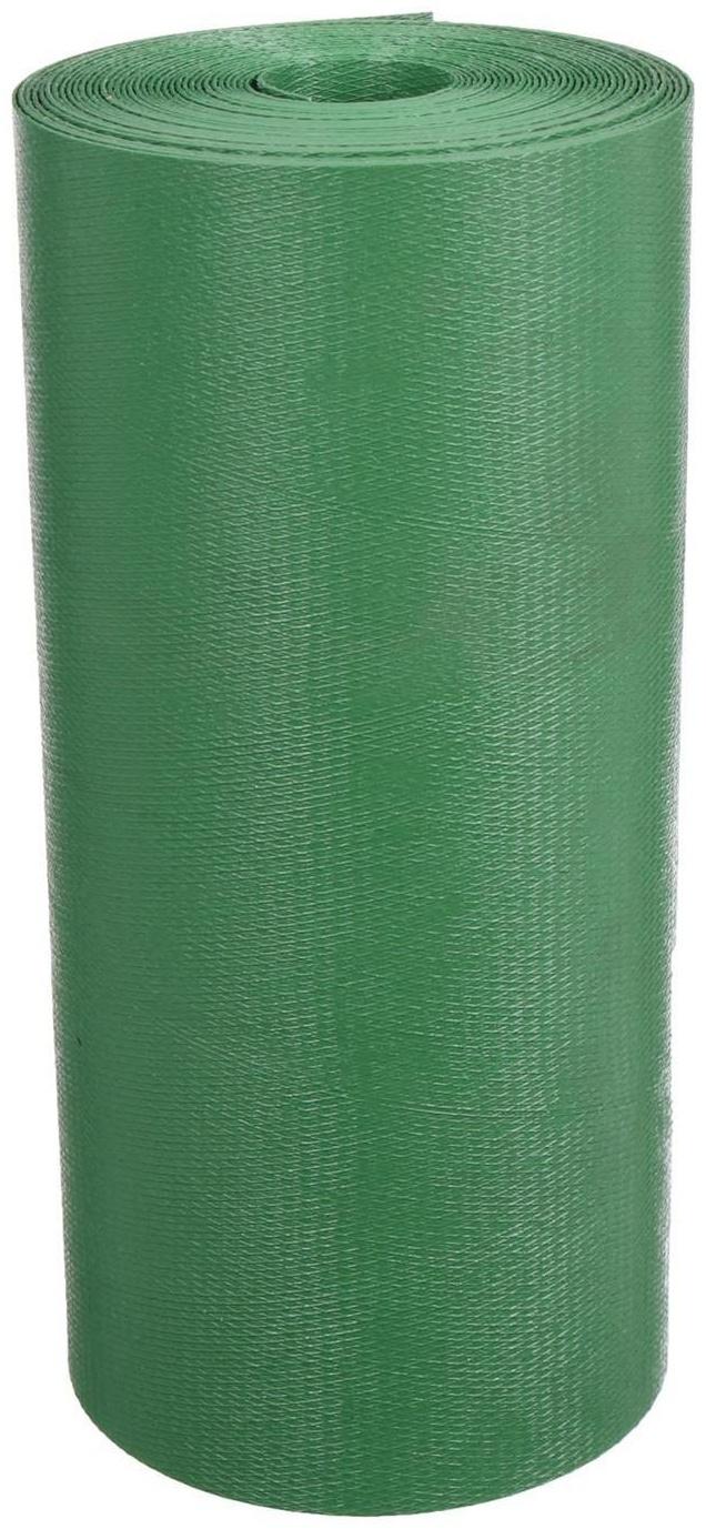 Лента бордюрная, 0.3 × 10 м, толщина 1.2 мм, пластиковая, зелёная, Greengo