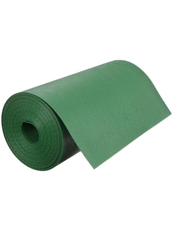 Лента бордюрная, 0.3 × 10 м, толщина 1.2 мм, пластиковая, зелёная, Greengo