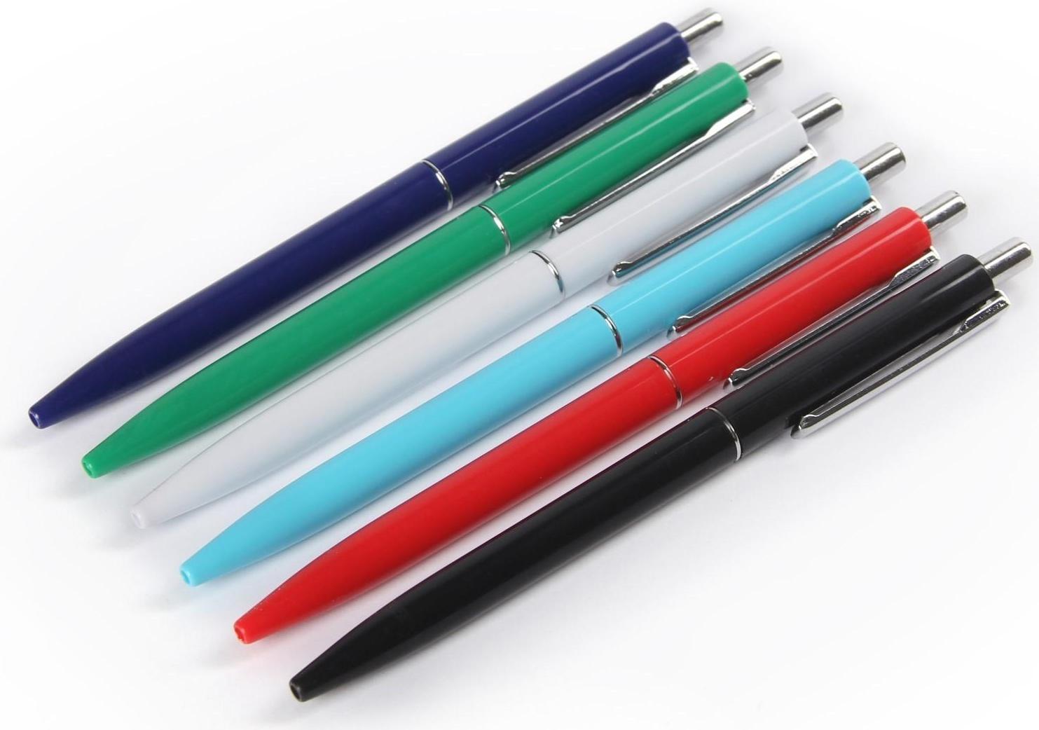 Ручка шариковая, автоматическая Vinson ZERO 0.7 мм, стержень масляный синий, корпус МИКС