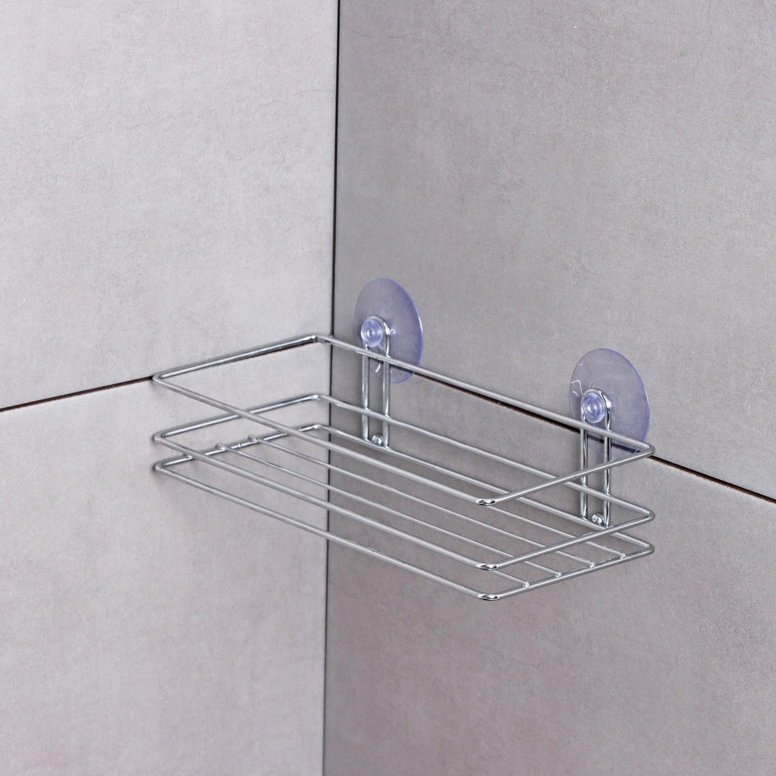 Полка на вакуумных присосках Доляна, 25×11×7 см