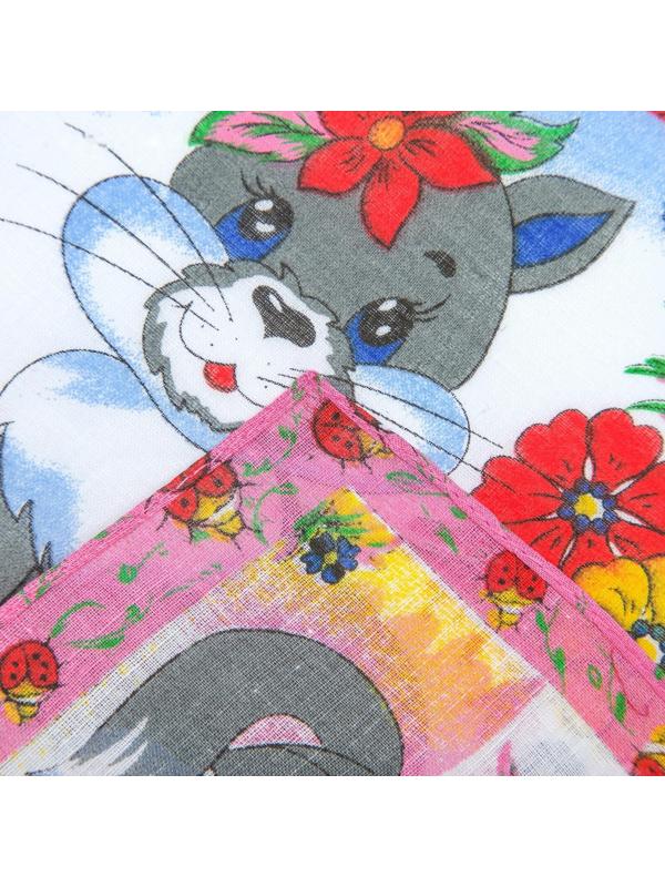 Набор детских носовых платков Melagrana, 20х20 см- 12шт, ситец