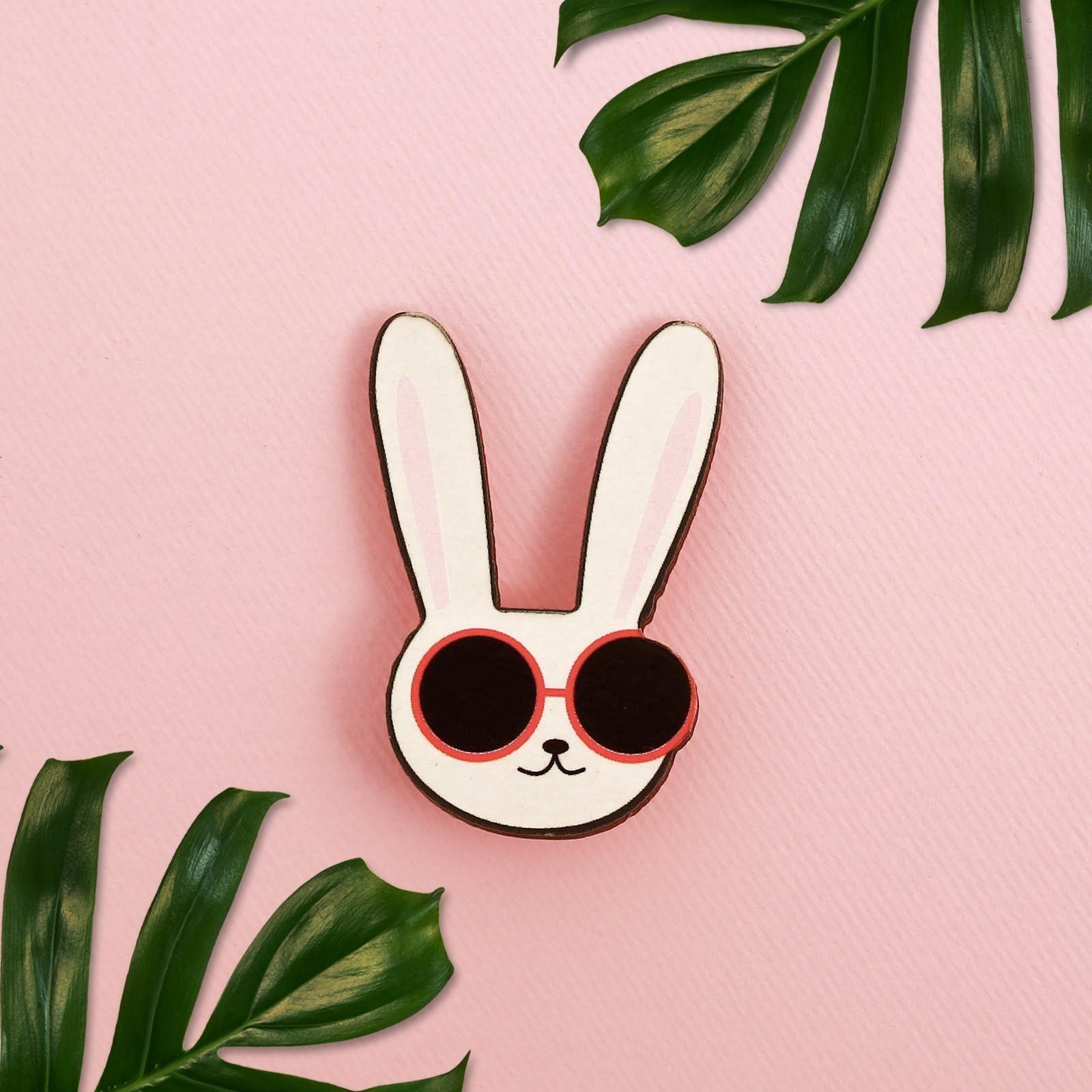 Значок в коробочке «Заяц» 5 х 4 см