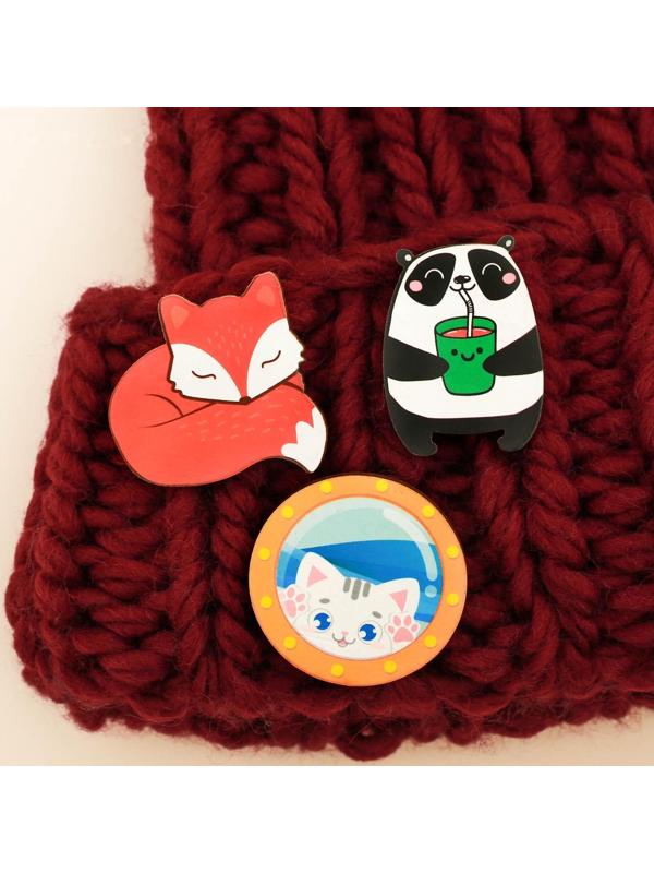 Значок в коробочке «Лиса»