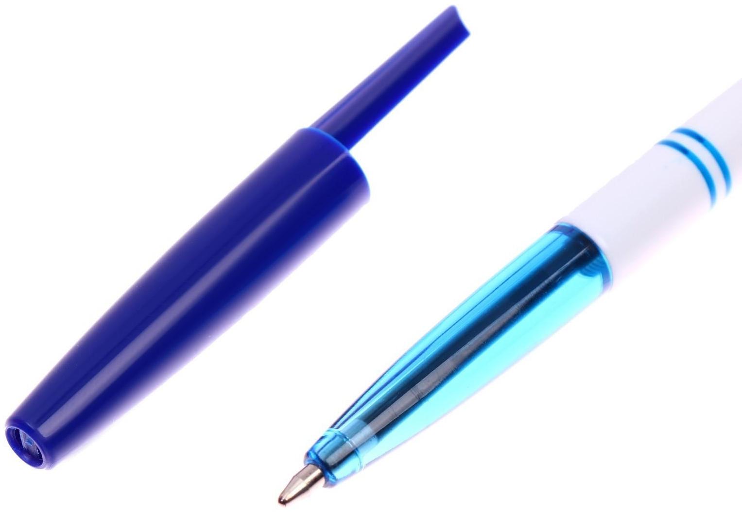 Ручка шариковая 1.0 мм, BRAUBERG, чернила синие