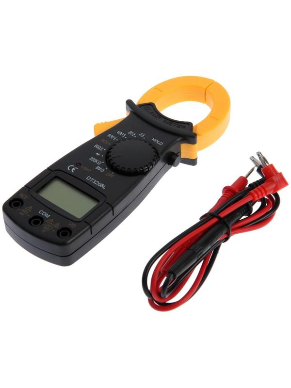 Токовые клещи ТУНДРА, DT3266L, ACV/DCV, ACA, 2KΩ-200MΩ, прозвон, подсветка