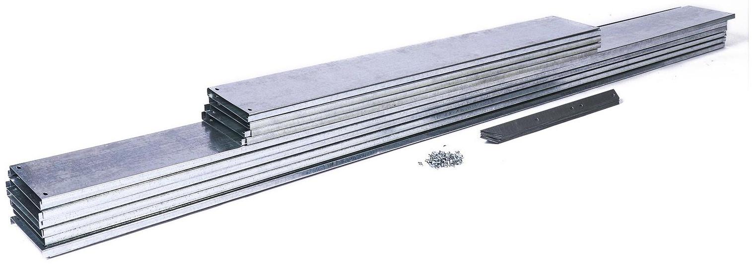 Грядка оцинкованная, 585 × 100 × 30 см, Greengo