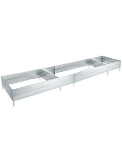 Грядка оцинкованная, 585 × 100 × 30 см, Greengo