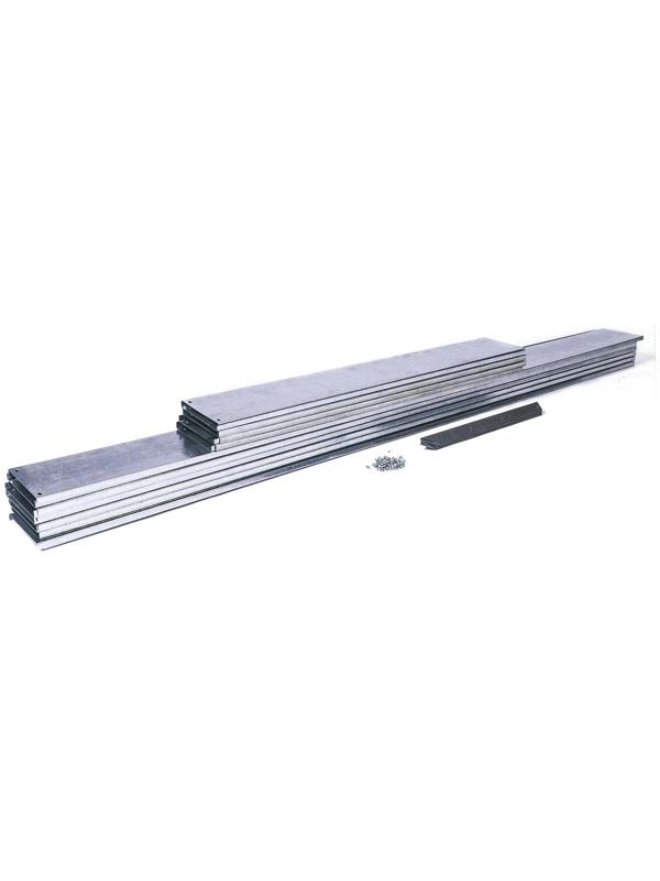 Грядка оцинкованная, 585 × 100 × 30 см, Greengo