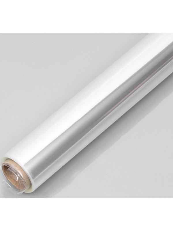 Плёнка для цветов прозрачная 0,7 х 15 м, 400 г, 40 мкм