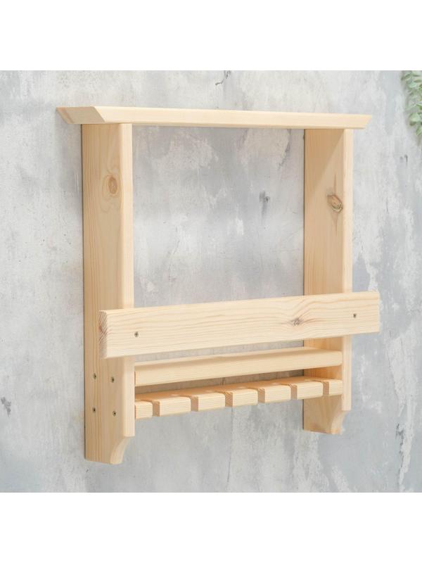 Полка барная простая, ХВОЯ, 53х60х12см