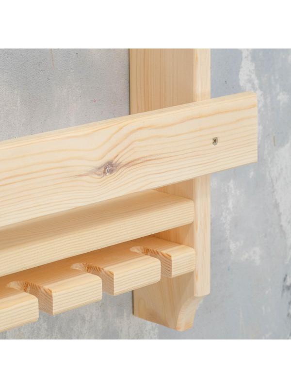 Полка барная простая, ХВОЯ, 53х60х12см