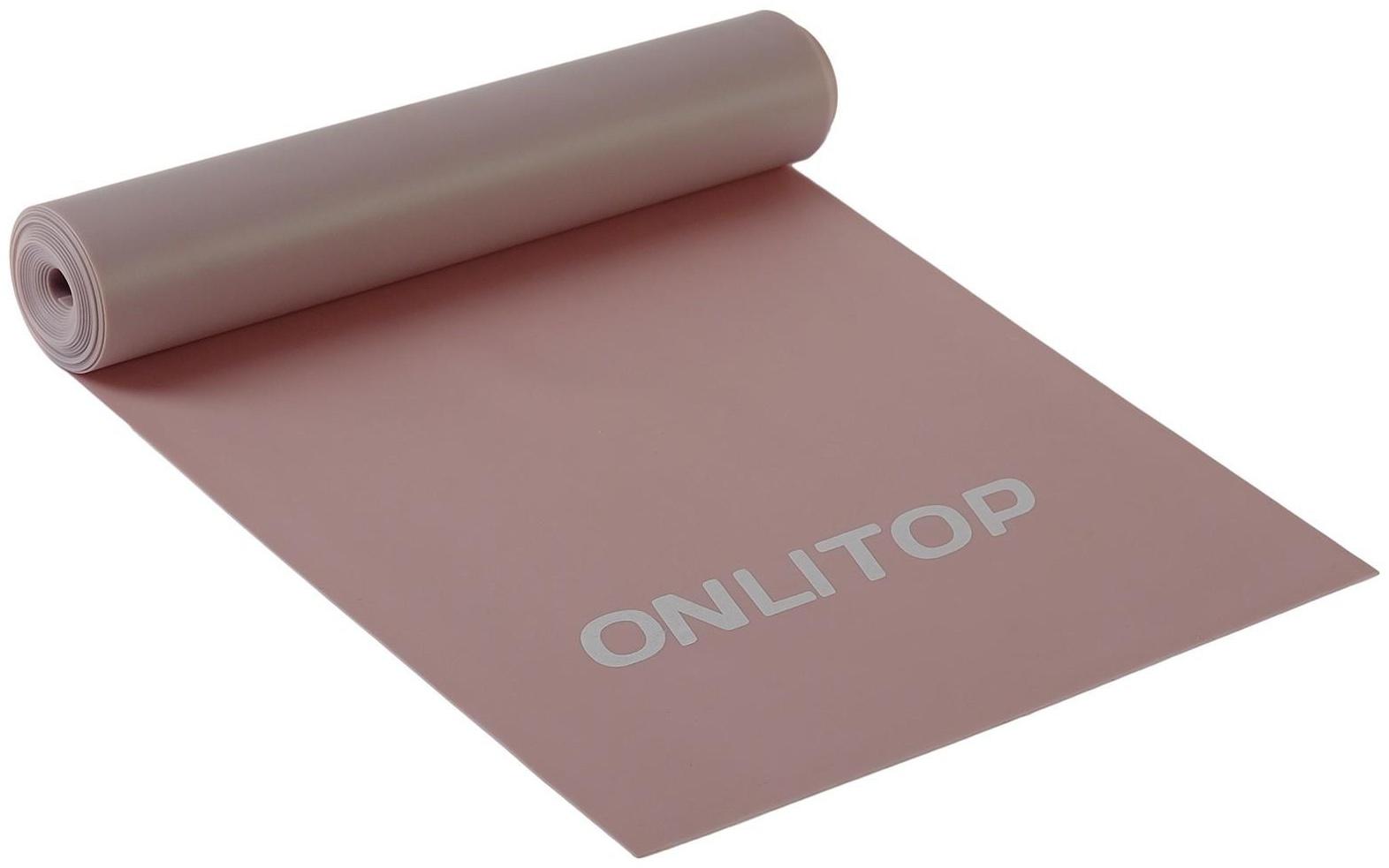 Эспандер ленточный для фитнеса, 150 х 15 х 0,04 см, нагрузка 10 кг, цвета МИКС