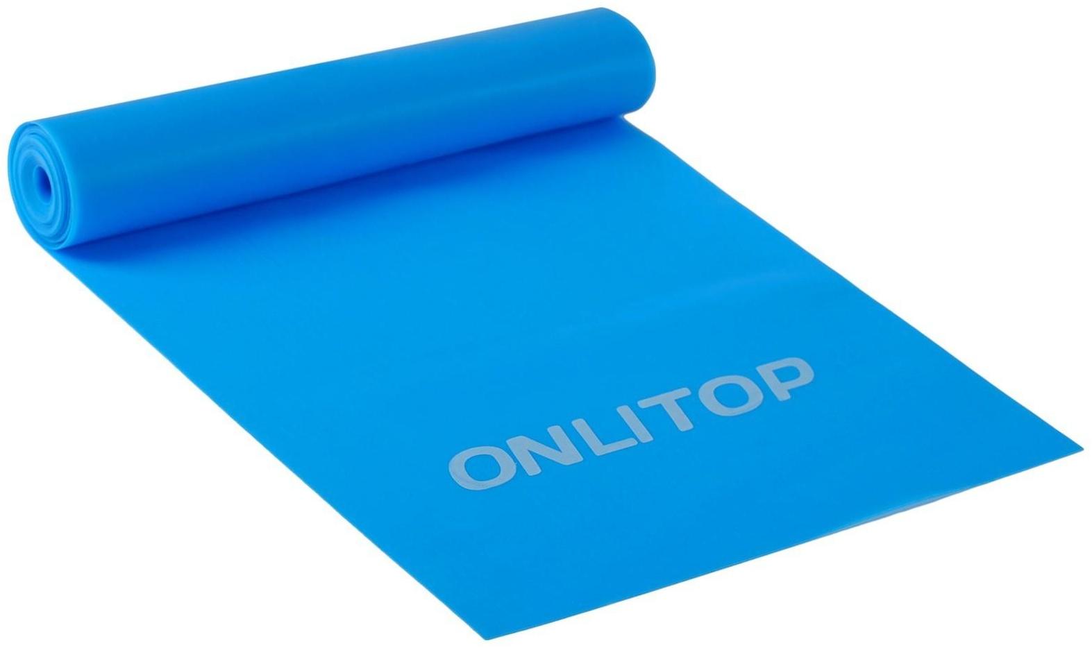 Эспандер ленточный для фитнеса, 150 х 15 х 0,04 см, нагрузка 10 кг, цвета МИКС