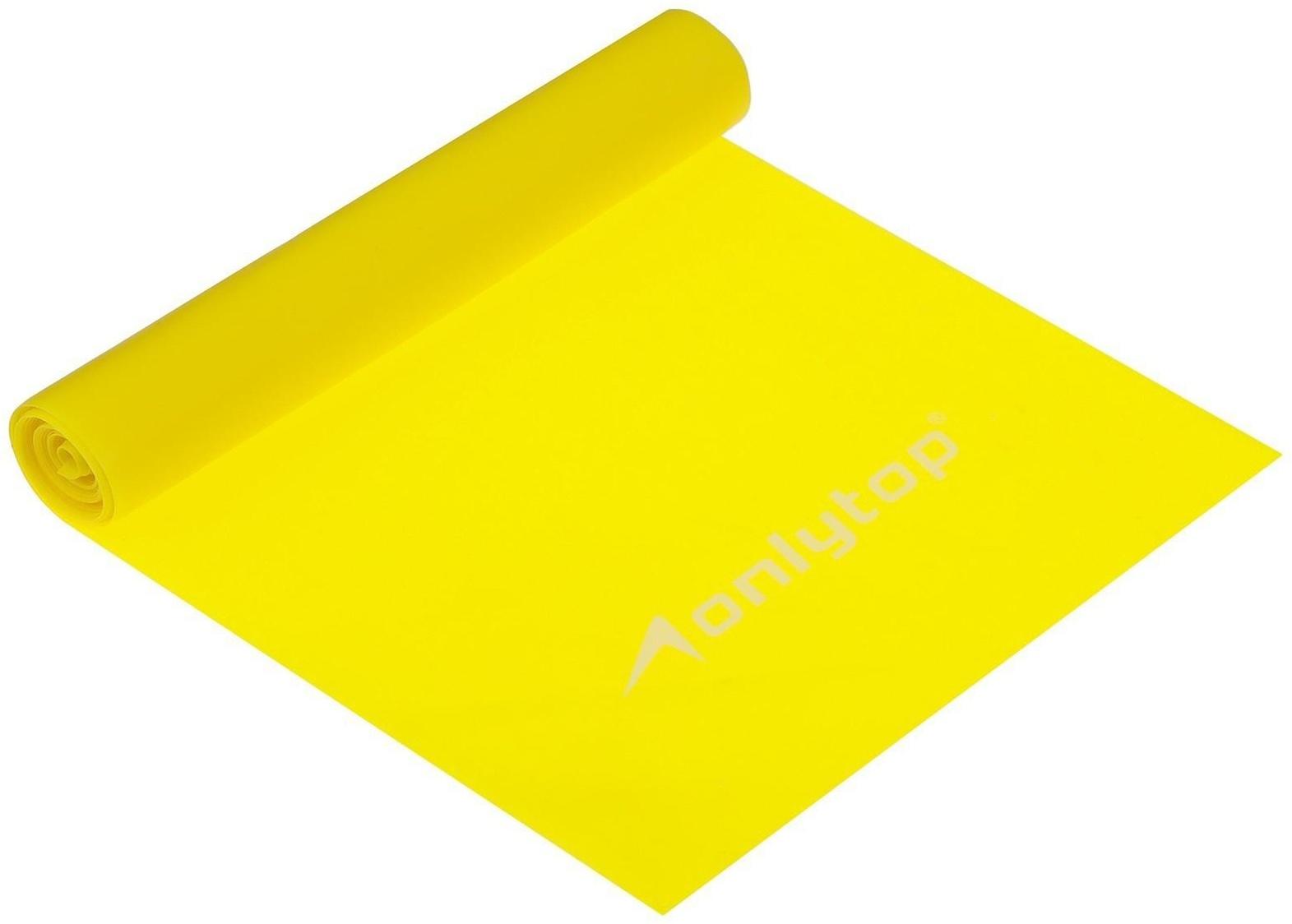 Эспандер ленточный для фитнеса, 150 х 15 х 0,04 см, нагрузка 10 кг, цвета МИКС