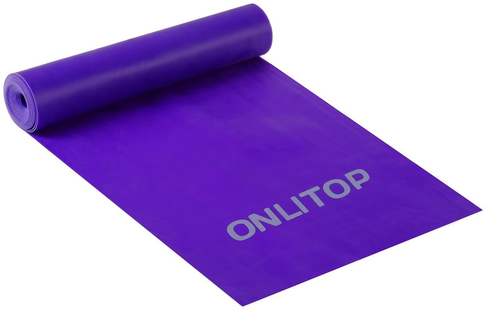 Эспандер ленточный для фитнеса, 150 х 15 х 0,04 см, нагрузка 10 кг, цвета МИКС