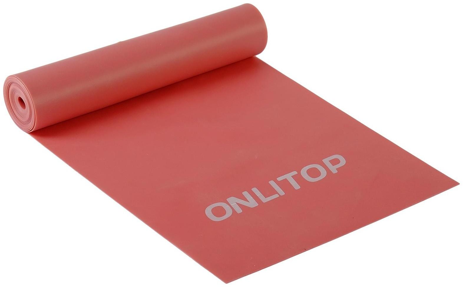 Эспандер ленточный для фитнеса, 150 х 15 х 0,04 см, нагрузка 10 кг, цвета МИКС