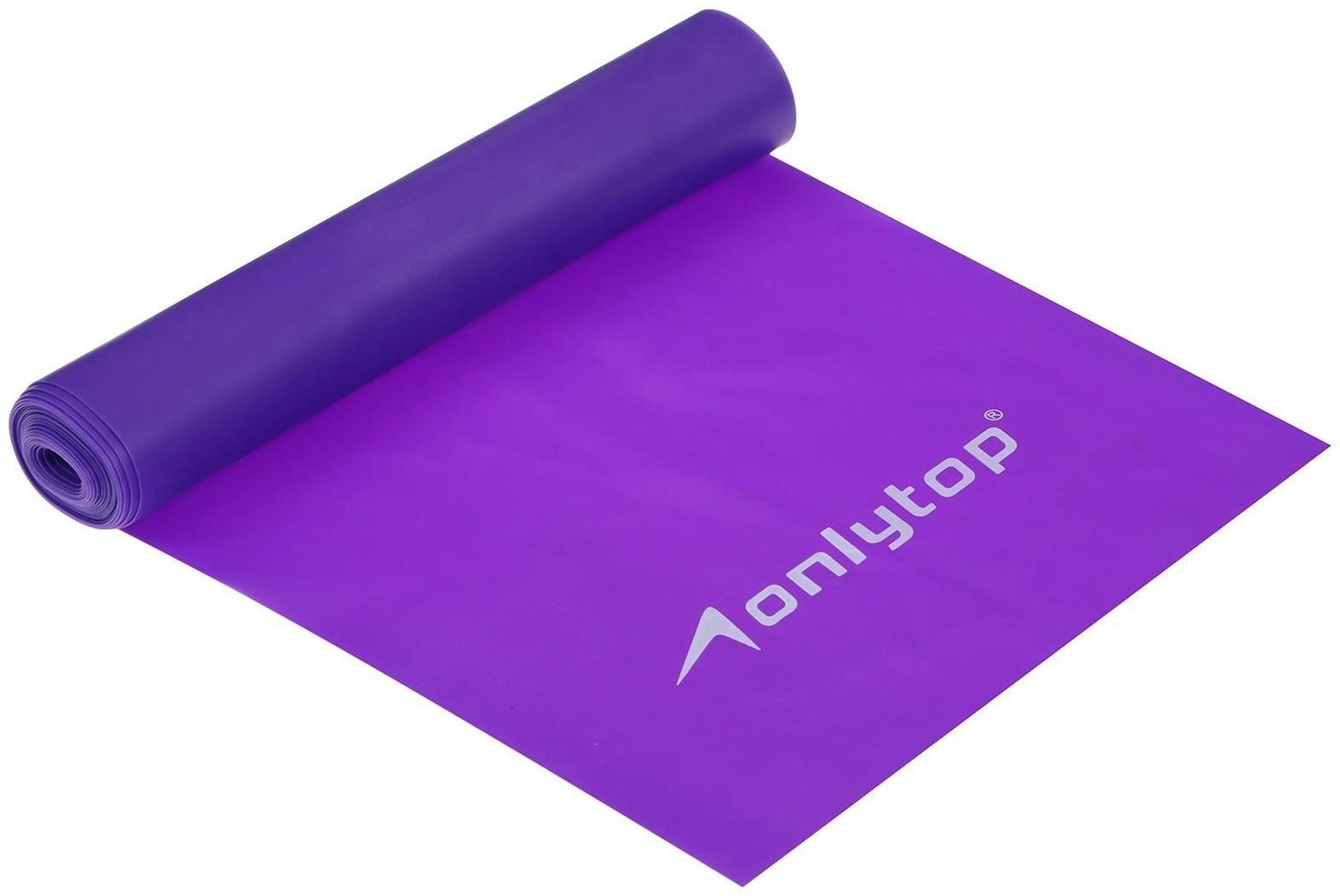 Эспандер ленточный для фитнеса, 150 х 15 х 0,04 см, нагрузка 10 кг, цвета МИКС