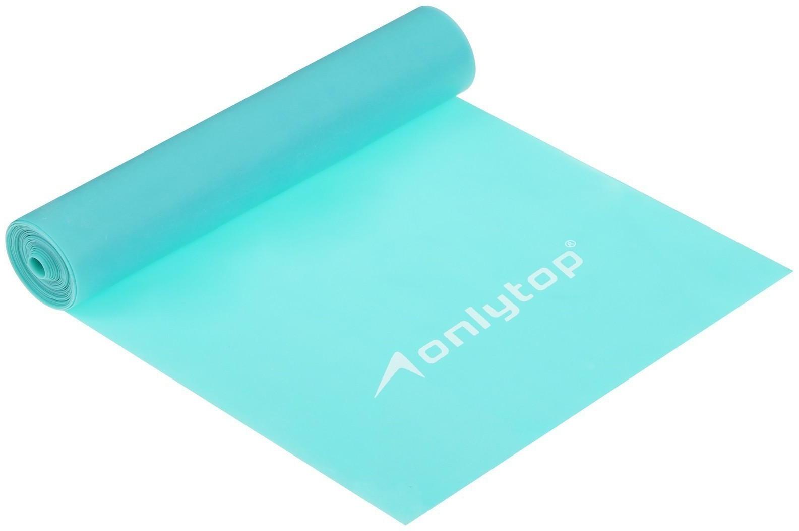 Эспандер ленточный для фитнеса, 150 х 15 х 0,04 см, нагрузка 10 кг, цвета МИКС