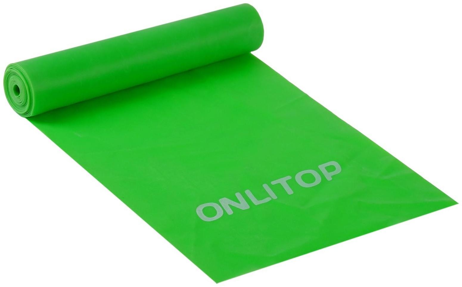 Эспандер ленточный для фитнеса, 150 х 15 х 0,04 см, нагрузка 10 кг, цвета МИКС