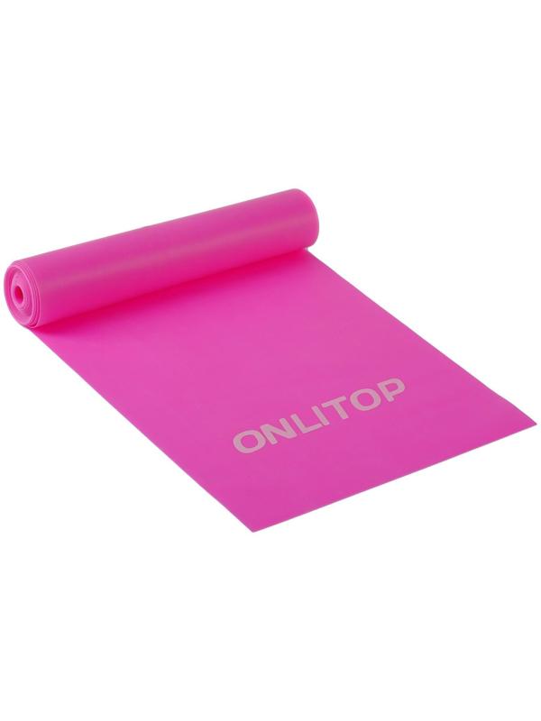 Эспандер ленточный для фитнеса, 150 х 15 х 0,04 см, нагрузка 10 кг, цвета МИКС