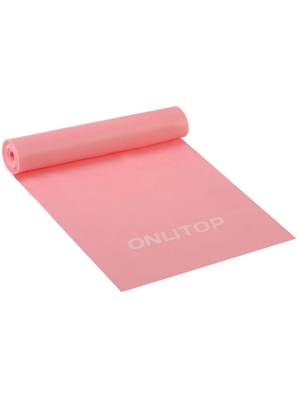 Эспандер ленточный для фитнеса, 150 х 15 х 0,04 см, нагрузка 10 кг, цвета МИКС