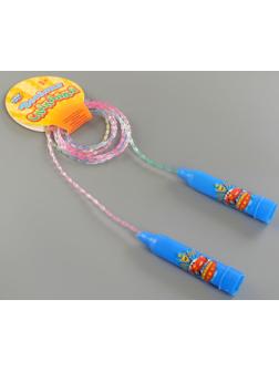 Скакалка детская «Чемпион», цвет синий