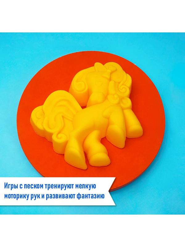 Набор для игры в песке №108 (3 формочки для песка, грабли, совок)