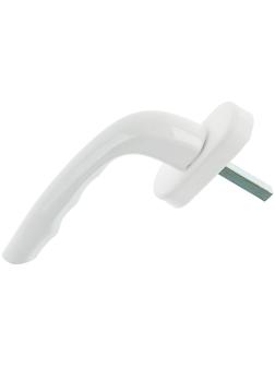 Ручка оконная Комфорт 01, металлическая, белая