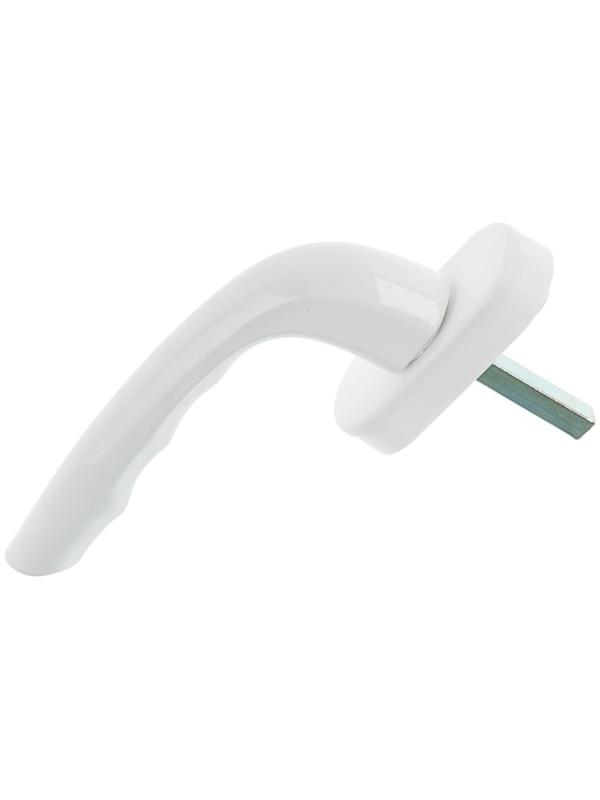 Ручка оконная Комфорт 01, металлическая, белая