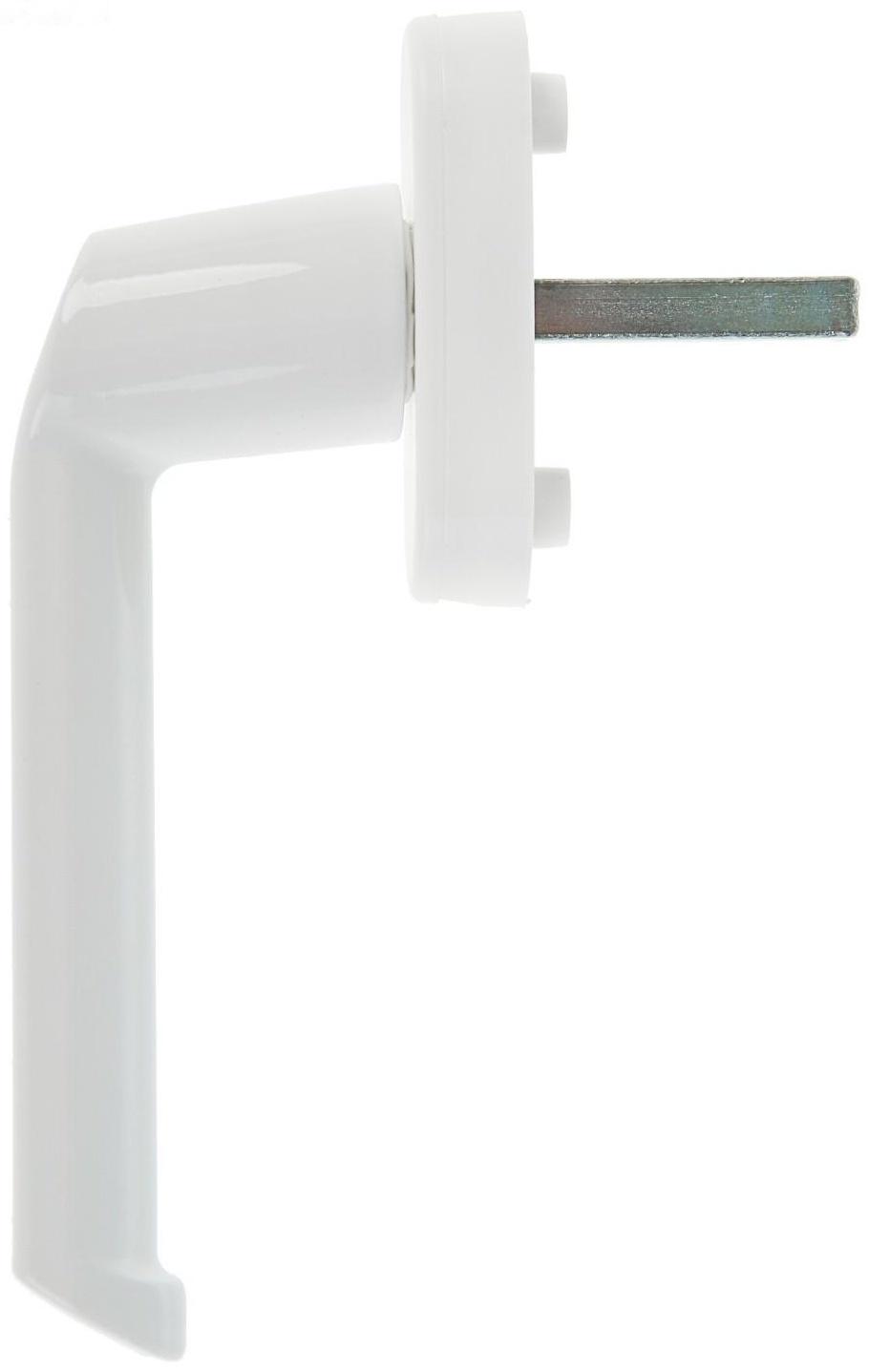 Ручка оконная Комфорт 02, металлическая, белая