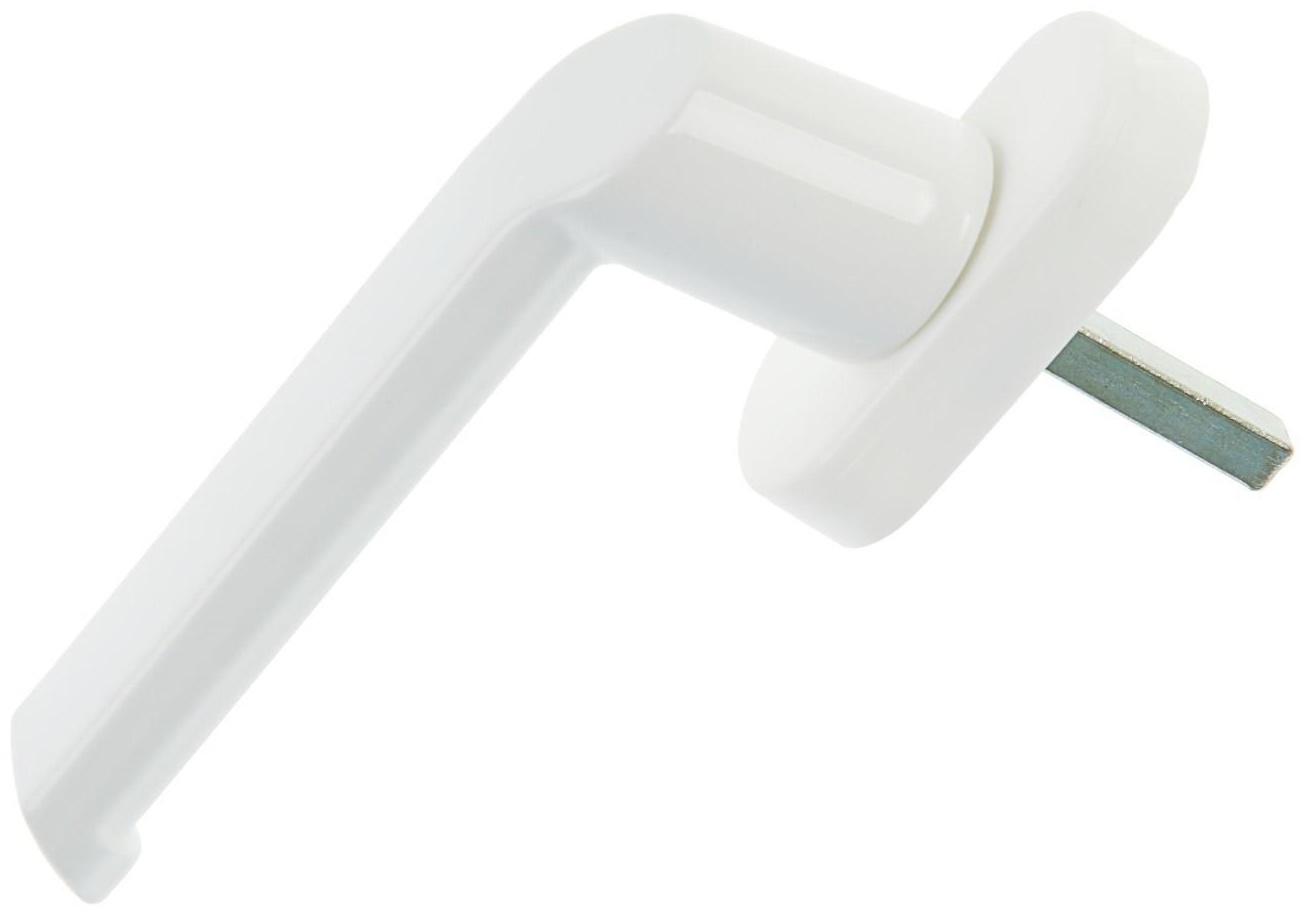 Ручка оконная Комфорт 02, металлическая, белая