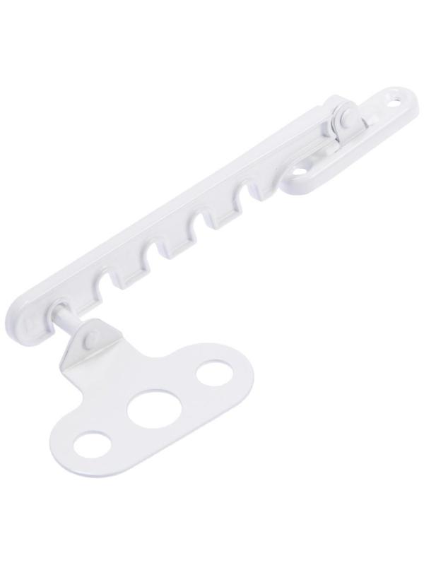 Ограничитель открывания металлический, белый