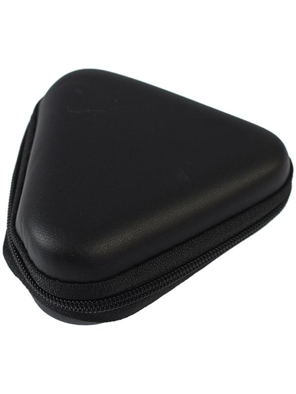 Футляр для наушников, треугольный 9х9х3 см, кожзам