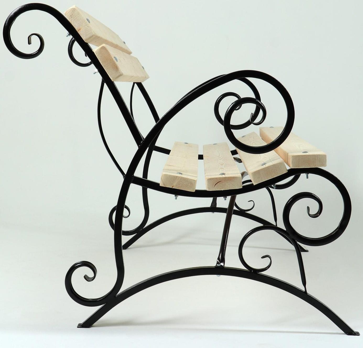 Скамейка со спинкой  